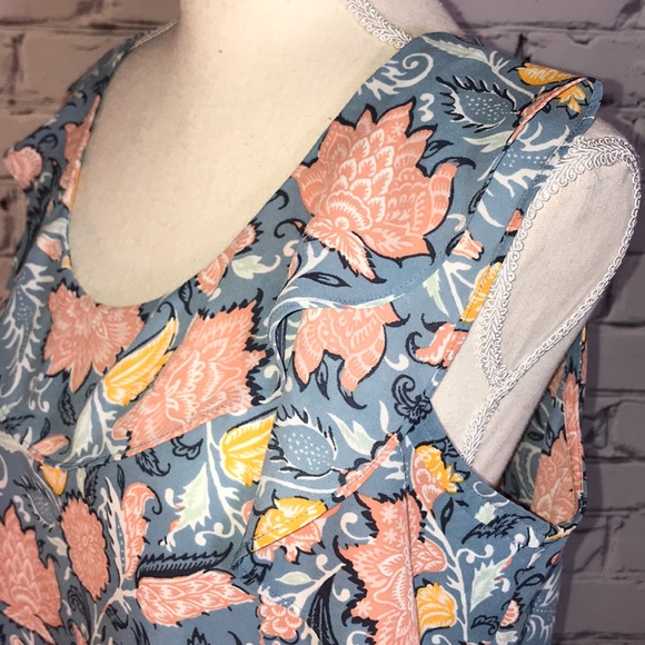 LOFT - Floral Sleeveless Blouse - Picture 3 of 8